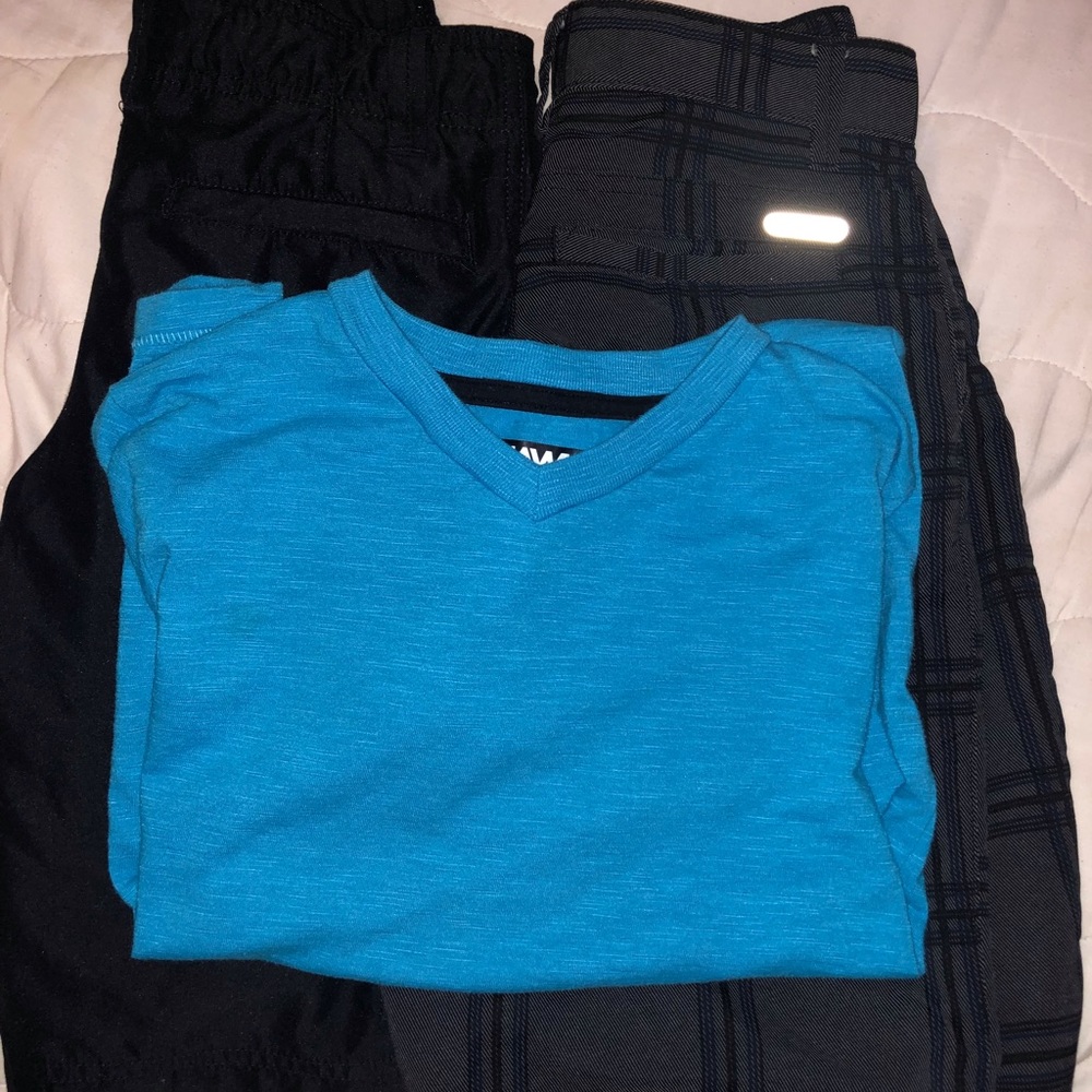 boys tony hawk shorts with shirt